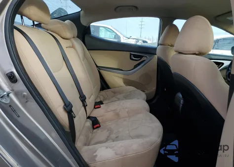 2013 Hyundai Elantra Gls from USA, damaged, VIN 5NPDH4AEXDH374958